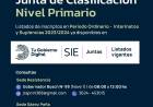 NIVEL PRIMARIO: YA SE ENCUENTRAN DISPONIBLES LAS LISTAS DE INTERINATOS Y SUPLENCIAS 