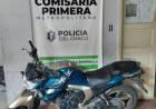 CIRCULABA CON UNA MOTO ROBADA EN EL INTERIOR DE LA PROVINCIA