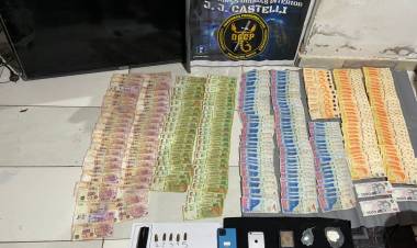 SECUESTRAN DROGA, DINERO Y DETIENEN A UN JOVEN