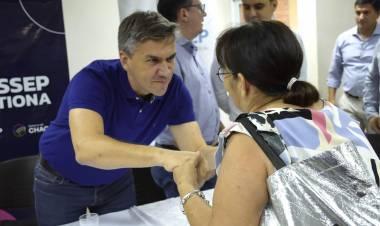 “INSSSEP GESTIONA” LLEGÓ A PINEDO CON EL ACOMPAÑAMIENTO DEL GOBERNADOR 