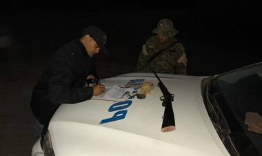 CAZABAN ANIMALES ILEGALMENTE, PERO FUERON DEMORADOS 