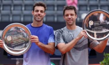 MASTERS DE ROMA: ZEBALLOS Y GRANOLLERS LUCIERON EL NÚMERO 1 Y SUMARON OTRO TÍTULO