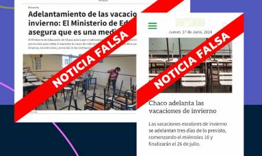 EDUCACIÓN DESMIENTE ADELANTO DE VACACIONES DE INVIERNO