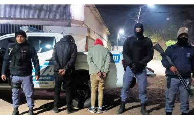 INTENTARON COMETER UN ILÍCITO Y SE ESCONDIERON EN UN BUNKER, LOS ATRAPARON 