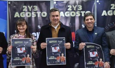 EL 2 Y 3 DE AGOSTO VUELVE EL BLACK FRIDAY A RESISTENCIA: “ES UN BENEFICIO PARA EL COMERCIO Y PARA TODA LA GENTE”, DIJO EL GOBERNADOR ZDERO 