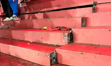 CRUJE EL ESTADIO DE INDEPENDIENTE, OTRA IMAGEN DE LA CRISIS DEL ROJO