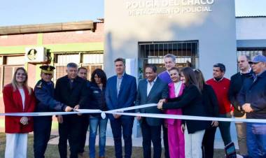 PAMPA DEL INDIO CELEBRÓ SUS 77 AÑOS CON NUEVAS OBRAS PARA LA COMUNIDAD