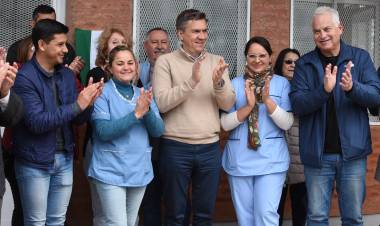 EL GOBERNADOR ZDERO INAUGURÓ UN NUEVO CAPS EN PARAJE INDIA MUERTA, PARA ATENDER LA DEMANDA DE VECINOS DE LAS BREÑAS Y SAN BERNARDO