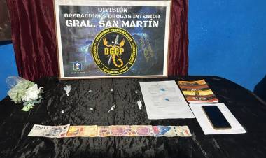 ALLANAMIENTO POSITIVO: UN DETENIDO, SECUESTRO DE DROGAS Y DINERO EN EFECTIVO