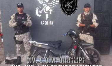 DEMORARON A UN MOTOCICLISTA CON DROGA