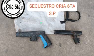 DOS CIUDADANOS APREHENDIDOS POR UN ROBO Y AMENAZAS CON ARMA DE FUEGO