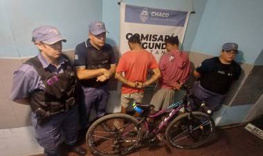 UN DETENIDO POR HURTO Y DOS APREHENDIDOS POR VENDER UNA BICICLETA ROBADA