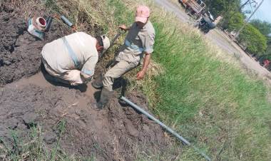 COLONIA ELISA: SAMEEP EJECUTA OBRAS CLAVES PARA MEJORAR LA PRESIÓN DE AGUA