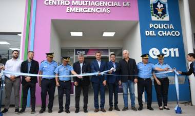 RESISTENCIA: EL GOBERNADOR ZDERO PUSO EN MARCHA EL CENTRO MULTIAGENCIAL DE EMERGENCIA 