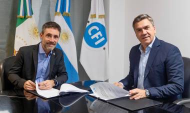 BUENOS AIRES: JORNADA DE TRABAJO DEL GOBERNADOR ZDERO JUNTO AL CFI