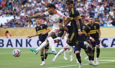 BOCA NO PUDO SOSTENER LA VENTAJA Y EMPATÓ CON BENFICA