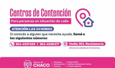 DESARROLLO HUMANO REFUERZA LA CONTENCIÓN INTEGRAL PARA PERSONAS EN SITUACIÓN DE CALLE