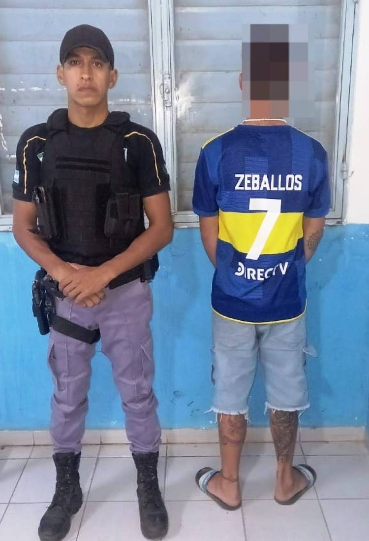 DETIENEN A UN JOVEN CON DROGA Y DINERO EN AVÍA TERAI