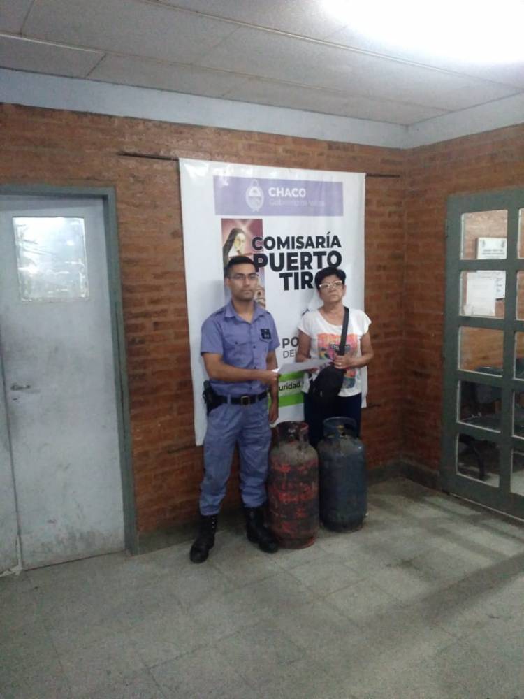 RECUPERARON GARRAFAS QUE HABÍAN SIDO SUSTRAÍDAS DE UN COMEDOR EN EL BARRIO ABORIGEN 