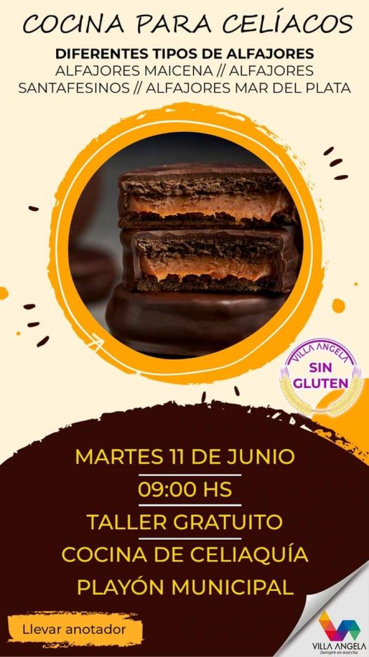 VILLA ANGELA: TALLER GRATUITO DE COCINA PARA CELÍACOS