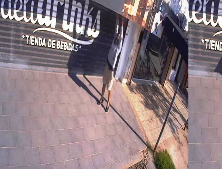 LO ATRAPARON CON LUMINARIAS SUSTRAÍDAS DE UN COMERCIO 