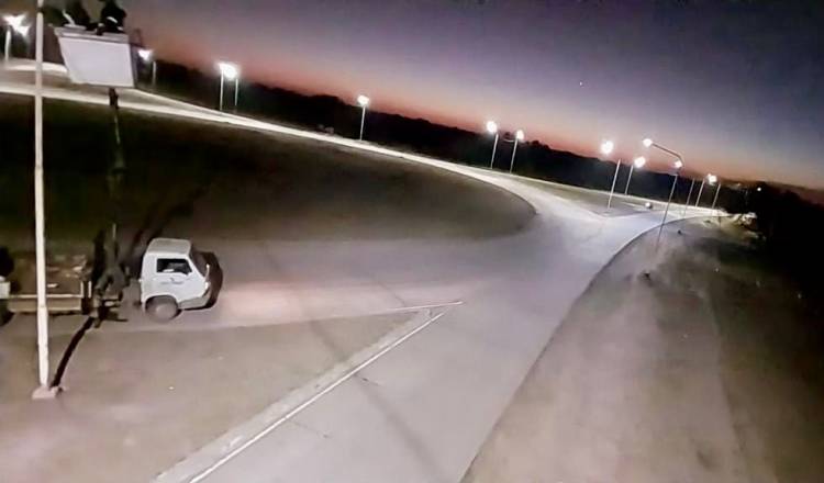 SECHEEP REPUSO LA RED DE ALUMBRADO PÚBLICO EN EL ACCESO OESTE DE GENERAL SAN MARTÍN