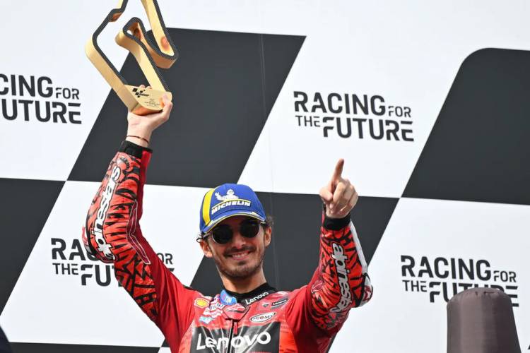 MOTOGP: BAGNAIA METIÓ DOBLETE EN EL GP DE AUSTRIA