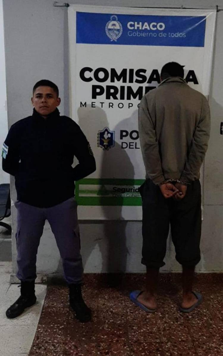 DESCUBRIERON QUE TENÍA UN PEDIDO DE DETENCIÓN CUANDO LO ATRAPARON POR UN HURTO