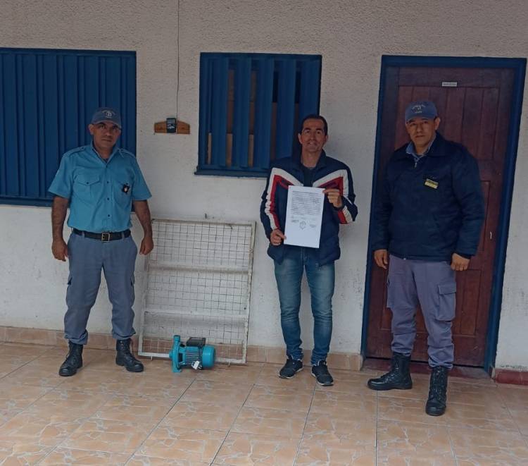 ROBÓ UNA BOMBA DE AGUA DE UN CENTRO COMUNITARIO: YA SE ENCUENTRA DETENIDO
