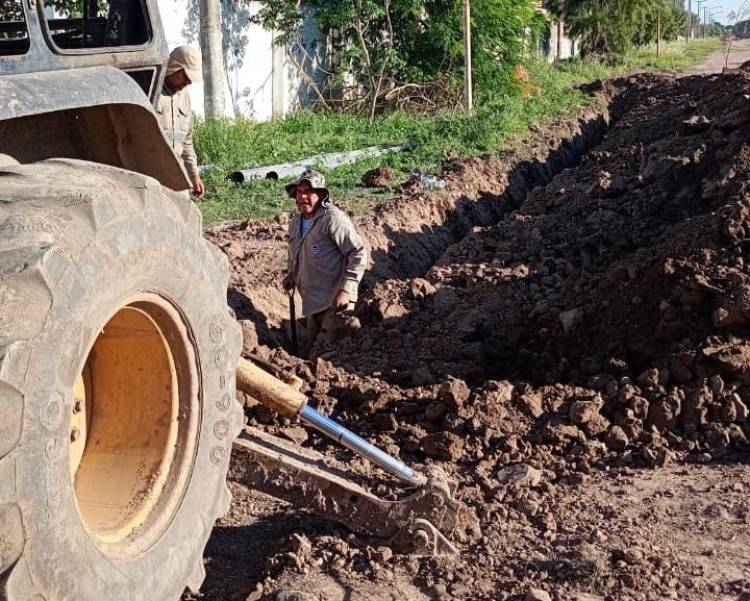 VILLA ÁNGELA: SAMEEP AVANZA CON MÚLTIPLES OBRAS 