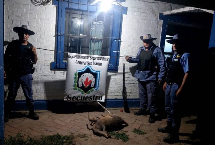 GENERAL SAN MARTÍN: DEMORAN A AUTOMOVILISTA POR CAZA ILEGAL