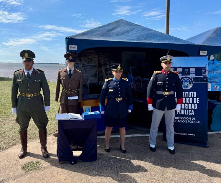 LAS FUERZAS DE SEGURIDAD MUESTRAN  SUS 2 FACETAS EN EL EVENTO: RESGUARDO Y CERCANÍA CON LA GENTE